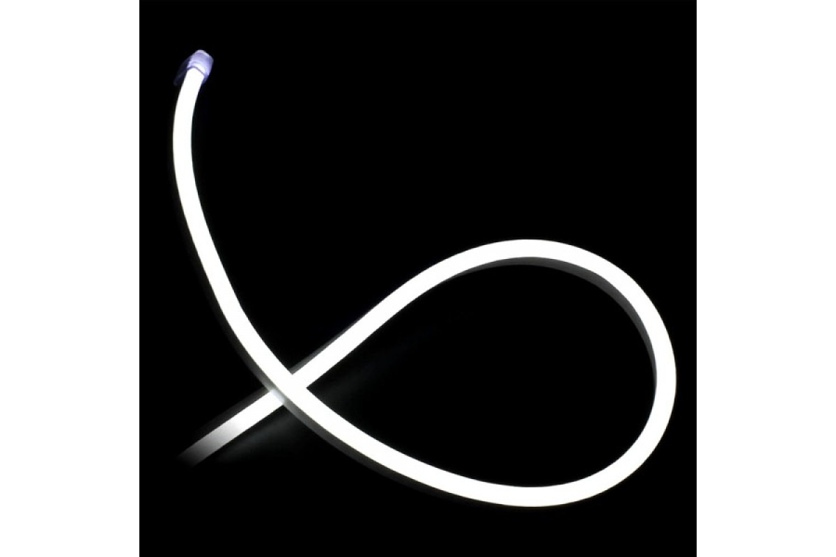 Світлодіодний неон PROLUM™ 8x16, IP68, 12V, Series "LF", Білий, PRO (120060)