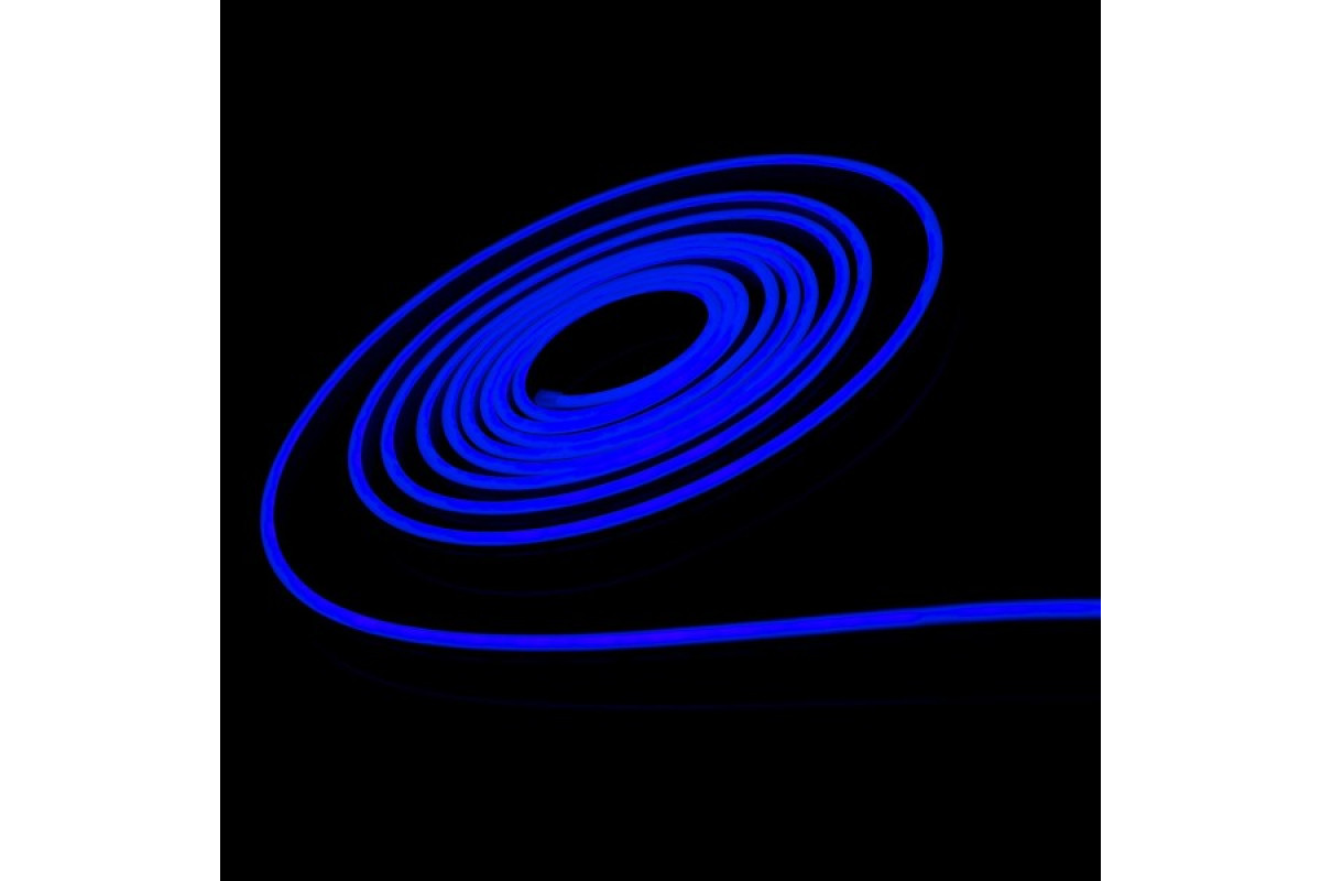 Світлодіодний неон PROLUM™ 8x16, IP68, 12V, Series "SF", Синій, PRO (120016)