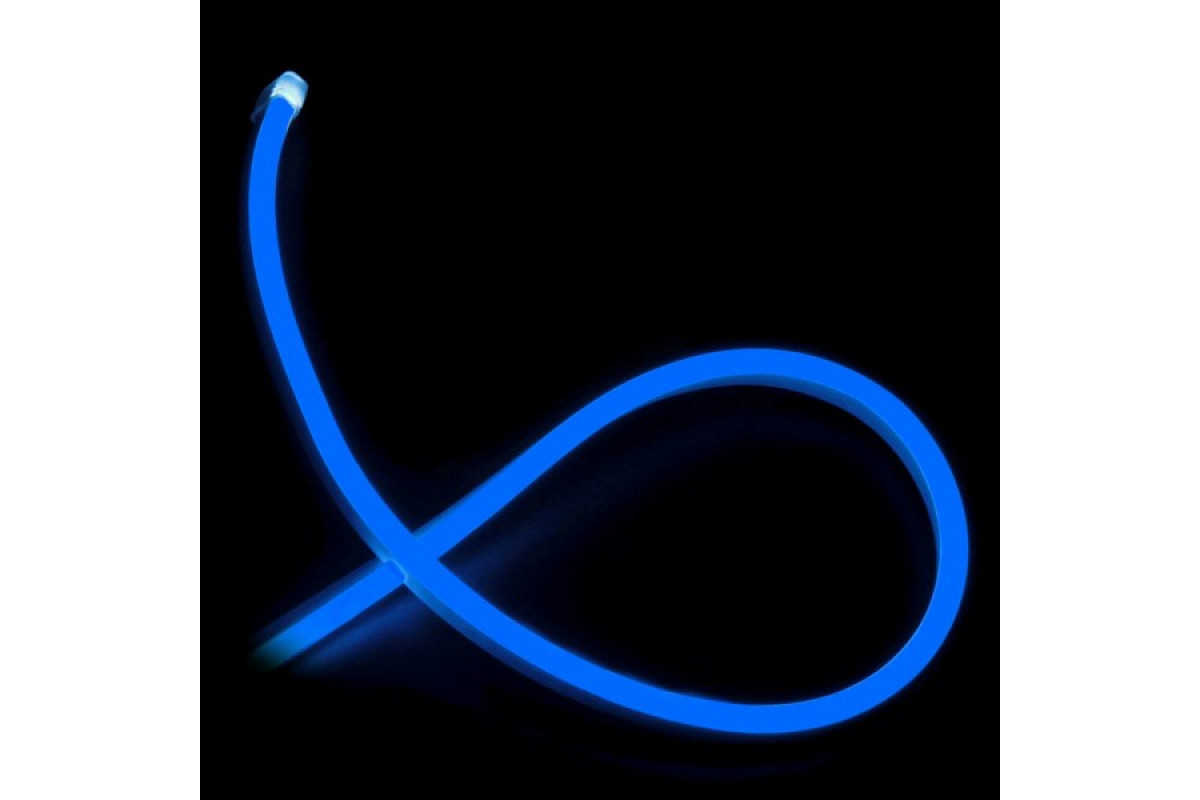 Світлодіодний неон PROLUM™ 8x16, IP68, 12V, Series "SF", Синій, PRO (120016)