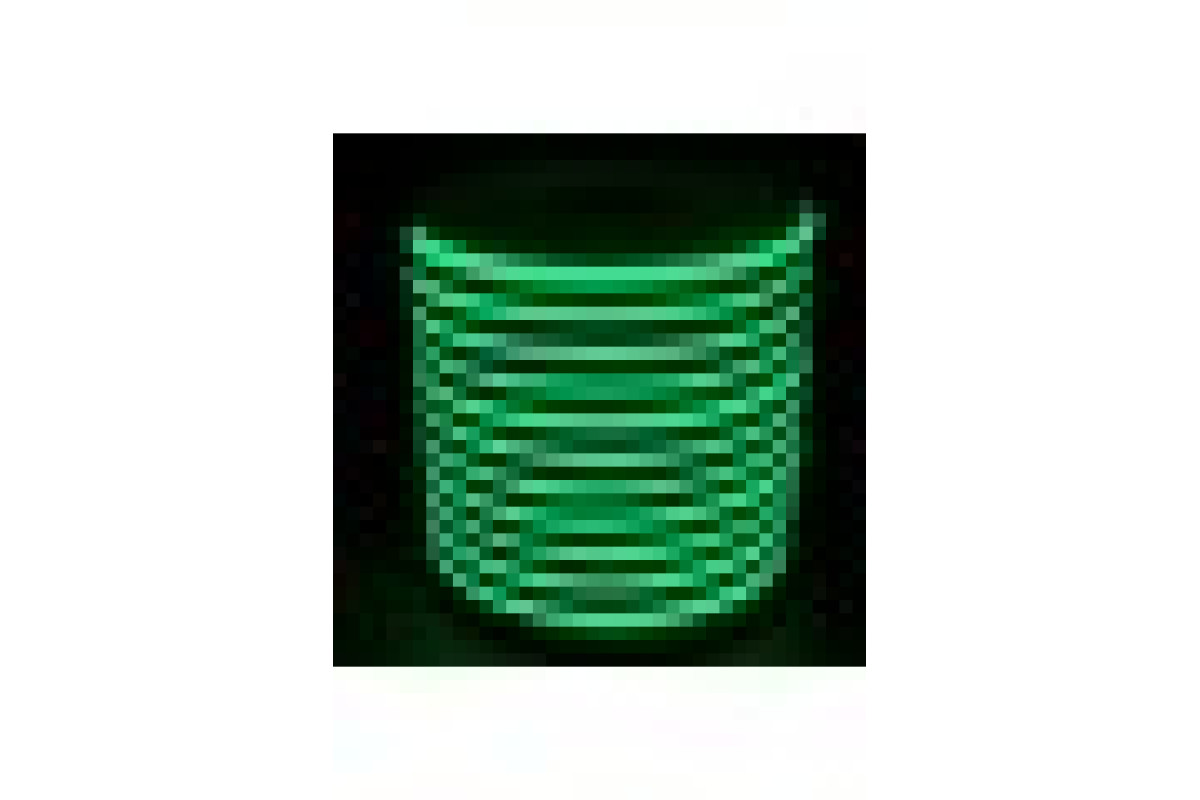 Світлодіодний неон PROLUM™ 8x16, IP68, 220V, Series "GL", Зелений, PRO (160009)