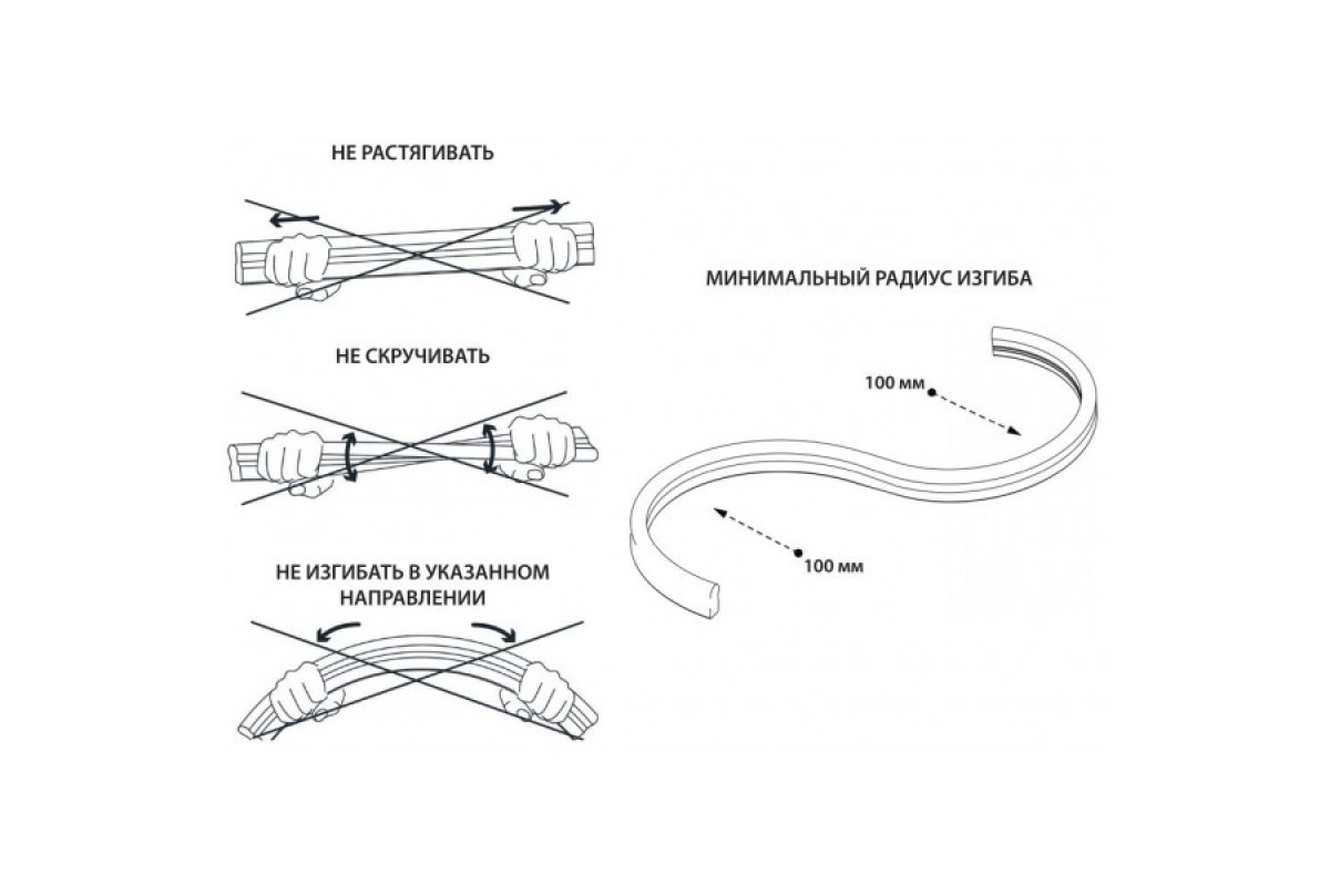 Світлодіодний неон PROLUM™ 8x16, IP68, 220V, Series "GL", Рожевий, PRO (160006)