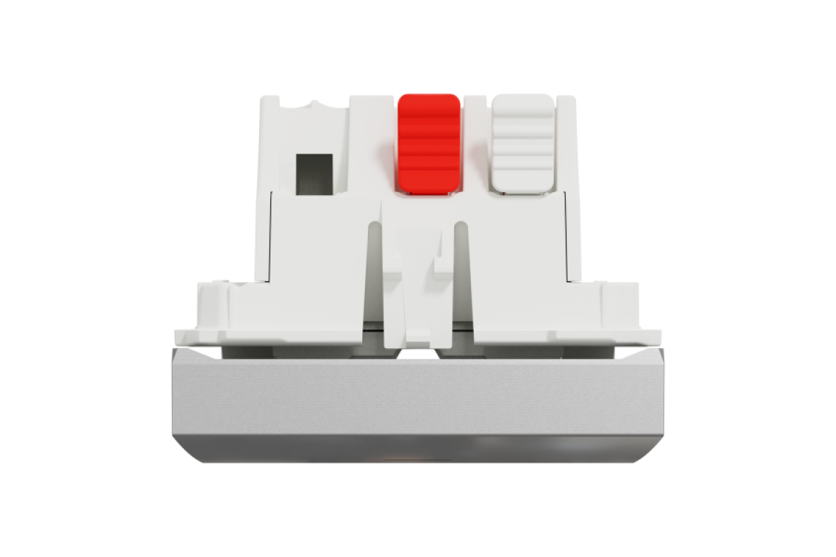 Вимикач 1-клавішний кнопклвий з підсвічуванням сх.1а 10А, 2 мод ал (NU320630N)