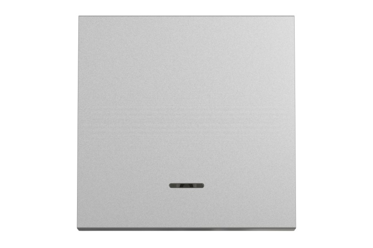 Вимикач 1-клавішний кнопклвий з підсвічуванням сх.1а 10А, 2 мод ал (NU320630N)