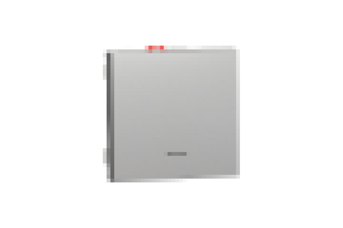 Вимикач 1-клавішний кнопклвий з підсвічуванням сх.1а 10А, 2 мод ал (NU320630N)