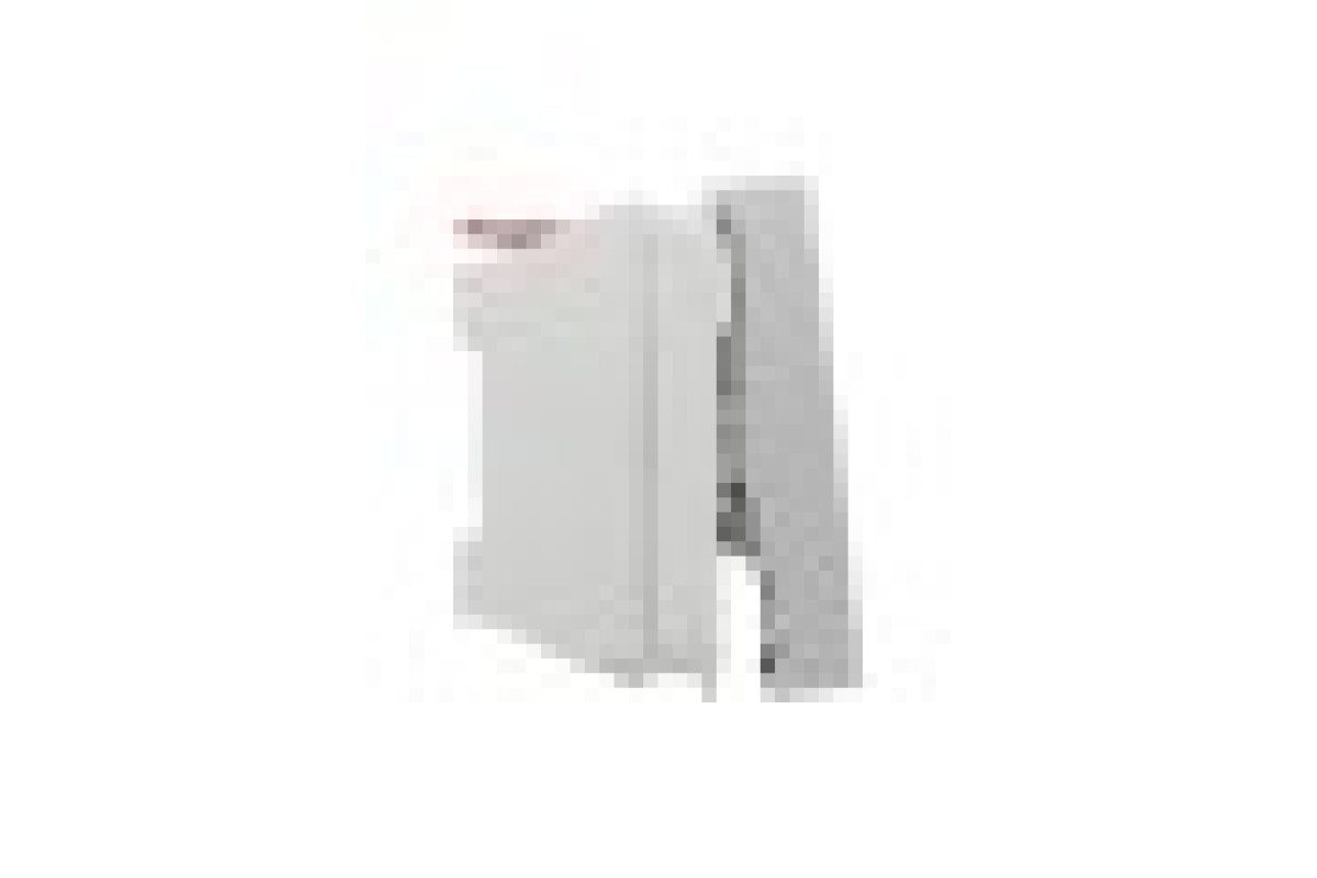 Вимикач 1-клавішний кнопковий схема 1, 10А, 2 модулі алюміній (NU320630)