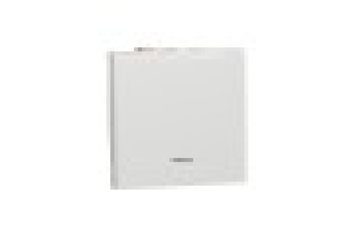 Вимикач 1-клавішний кнопковий, з підсвіткою 10 А білий Unica New (NU320618N)