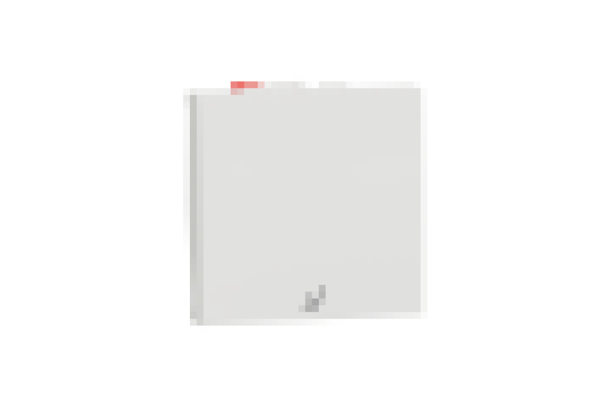 Вимикач 1-клавішний кнопковий, сх.1, 10 А білий Unica New (NU320618C)