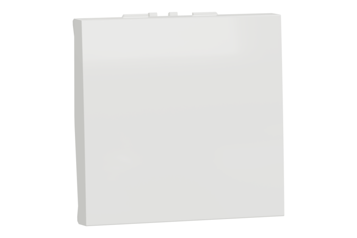 Вимикач 1-клавішний сх. 1 16А, 2 модульний, білий (NU326118)