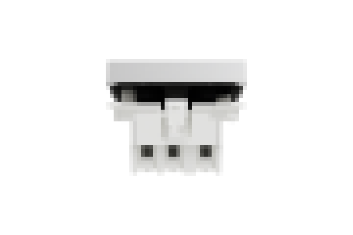 Вимикач 1-клавішний схема 1, 10А 2 модулі алюміній (NU320130)