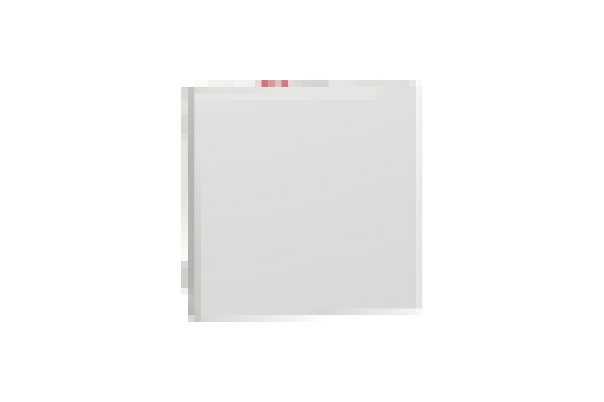 Вимикач 1-клавішний схема 1, 10А 2 модулі білий (NU320118)