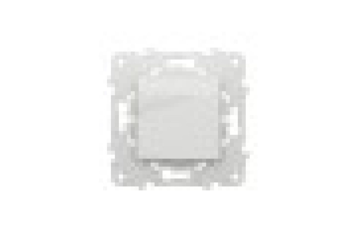 Вимикач 1-клавішний схема 1, 10А білий (NU520118)