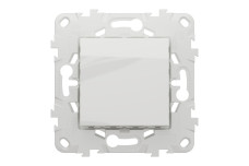 Вимикач 1-клавішний схема 1, 10А білий (NU520118)