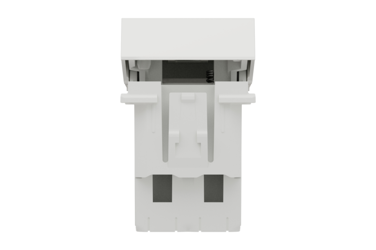 Вимикач 1-клавішний схема 1, 10А, 1 модуль білий (NU310118)