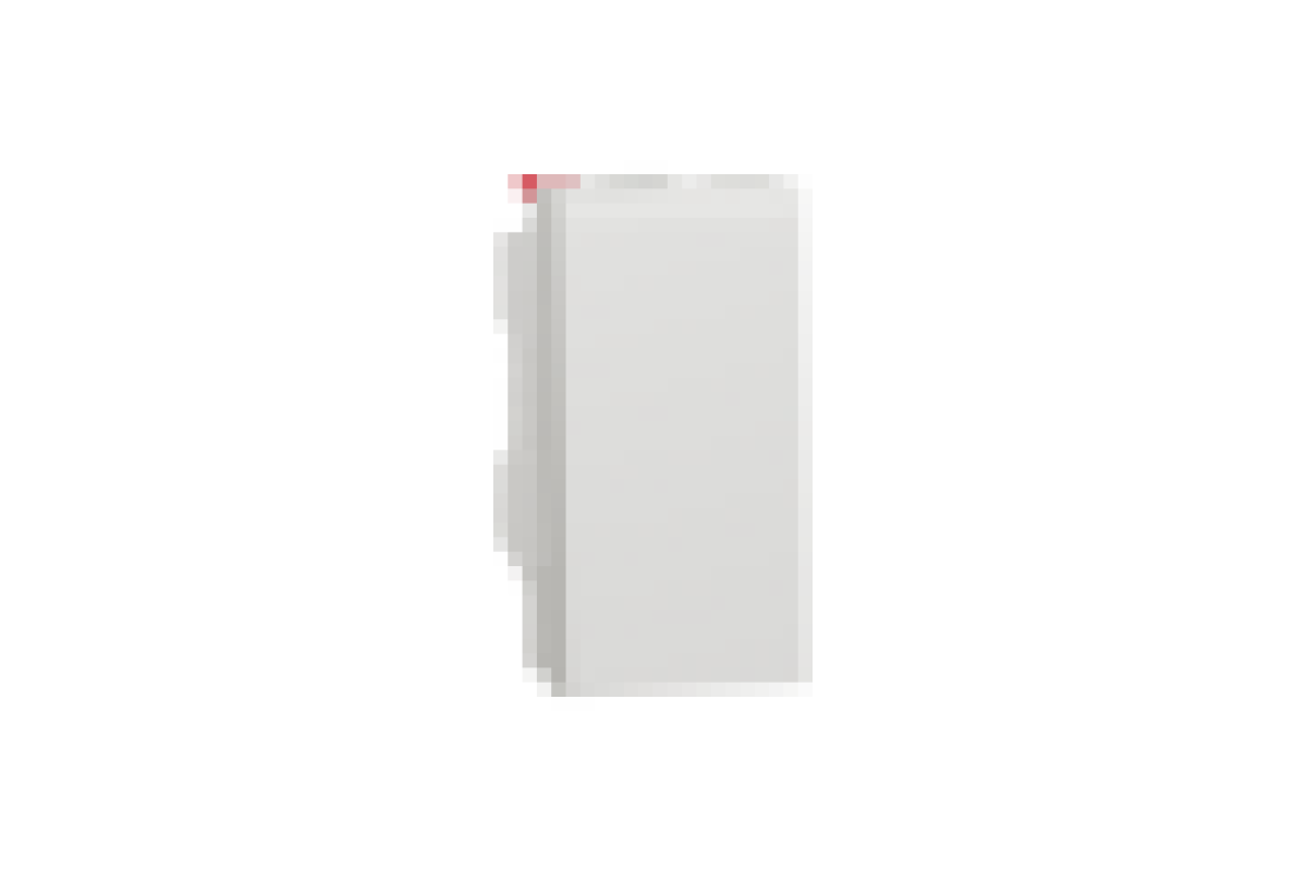 Вимикач 1-клавішний схема 1, 10А, 1 модуль білий (NU310118)