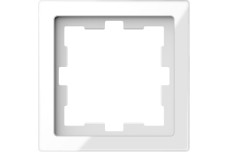 D-Life Рамка 1-постова Білий Кристал (MTN4010-6520)