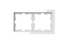 D-Life Рамка 2-постова Білий Кристал (MTN4020-6520)