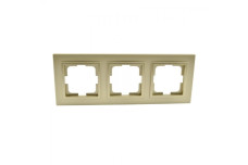 Рамка 3-а, Mono Electric, DESPINA (титан) (102-220000-162)