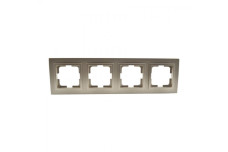 Рамка 4-а, Mono Electric, DESPINA (титан) (102-220000-163)