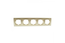 Рамка 5-а, Mono Electric, DESPINA (титан) (102-220000-164)