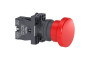 Грибовидная кнопка красного цвета диаметром 40 мм, 1NC (XA2EC42)
