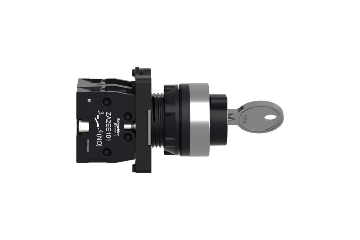 Ключовий перемикач, 2 положення, дві сторони висувні, 2 NO (XA2EG43)