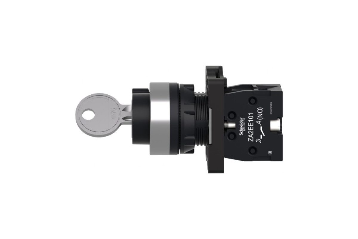 Ключевой переключатель, 2 положения, левая выдвижная сторона, 1 NO (XA2EG21)