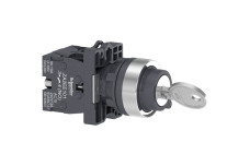 Ключовий перемикач, 3 положення, пружинне повернення з двох сторін, центр висувний, 2 NO (XA2EG73)