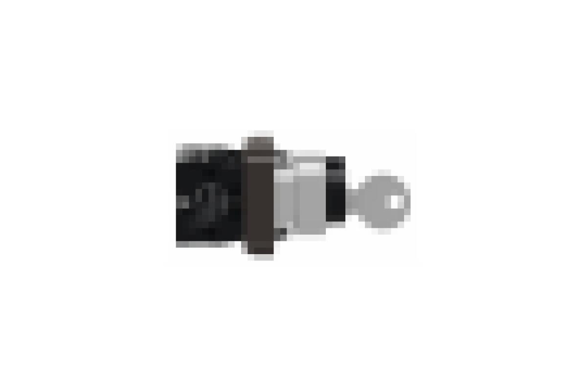 Ключовий перемикач, Easy Harmony XB2, метал, чорний, 22 мм, 3 положення, з фіксацією, 2 сторони висувні, 2NO (XB2BG53C)