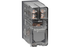 Реле управління - Zelio RXG - 2 C/O стандарт - 24 V DC - 5 A - Clear (RXG25BD)