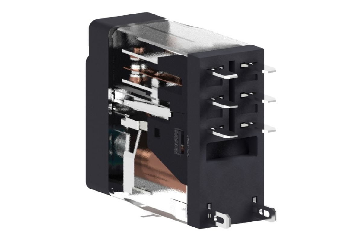 Реле управління - Zelio RXG - 2 C/O стандарт - 6V DC - 5 A - без LED (RXG21RD)