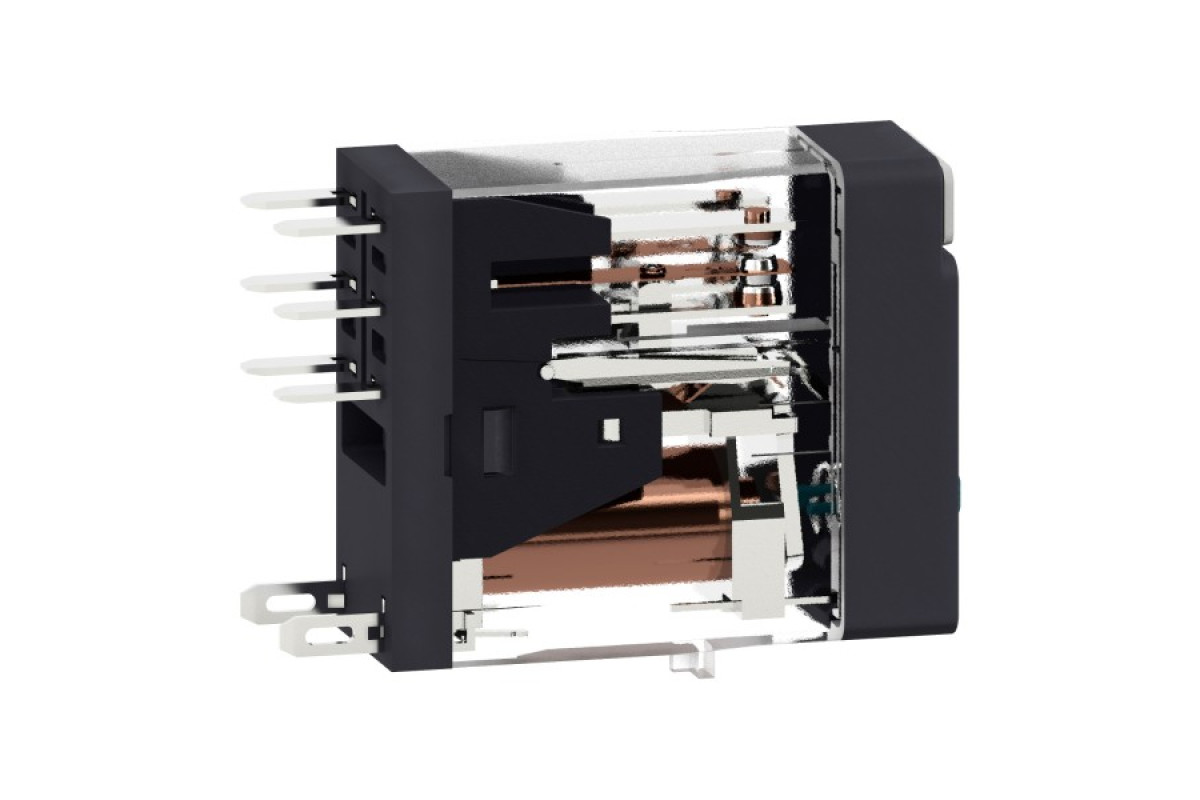 Реле управления – Zelio RXG – 2C/O стандарт – 12V DC – 5 A – без LED (RXG21JD)