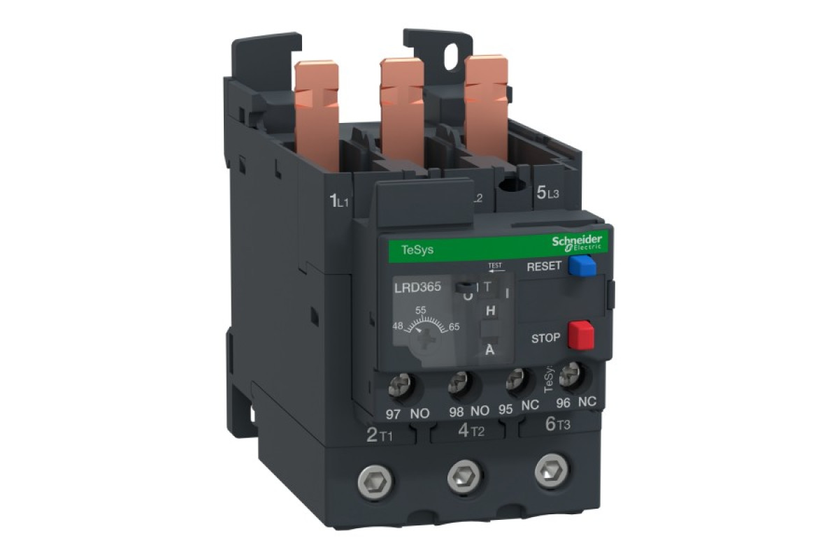 Теплове реле перевантаження 48-65A КЛАС 10A (LRD365)