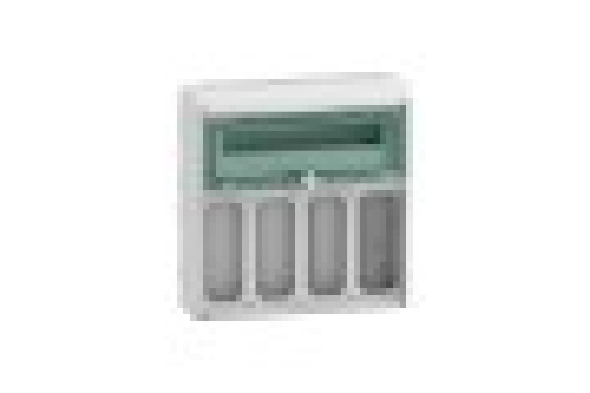 Щит для розетки з блокуванням, Mureva, 1х18 модулів, 4 отвори 103х225мм, (Ш)448мм х (В)460мм, без клемного блоку (13188)