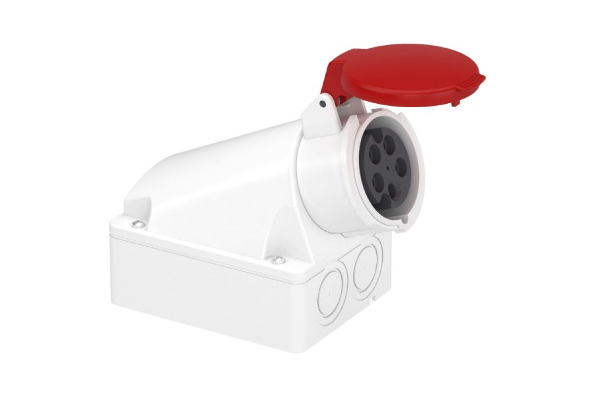 Настенная розетка винтовая 16А 3Р+N+Е 415В IP44 (83109)