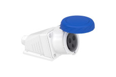 Настінна розетка гвинтова 32А 2P+E IP67 250В (PKF32W723)