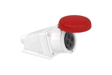 Настінна розетка гвинтова 32А 3P+E IP67 380В (PKF32W734)