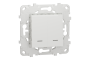 Вимикач 2-клавішний з підсвічуванням 2 х схема 1а 10А білий (NU521118N)