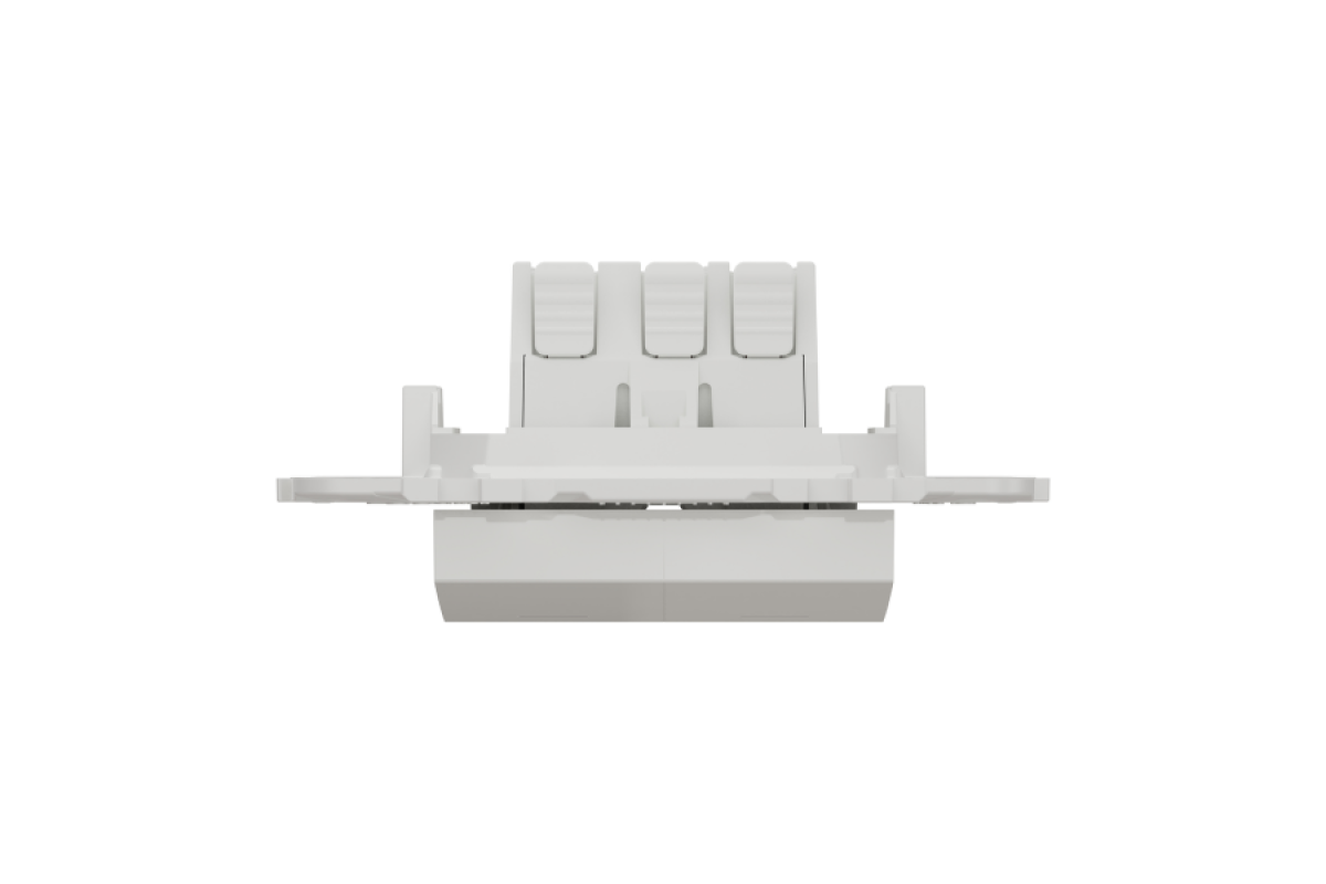 Вимикач 2-клавішний з підсвічуванням 2 х схема 1а 10А білий (NU521118N)