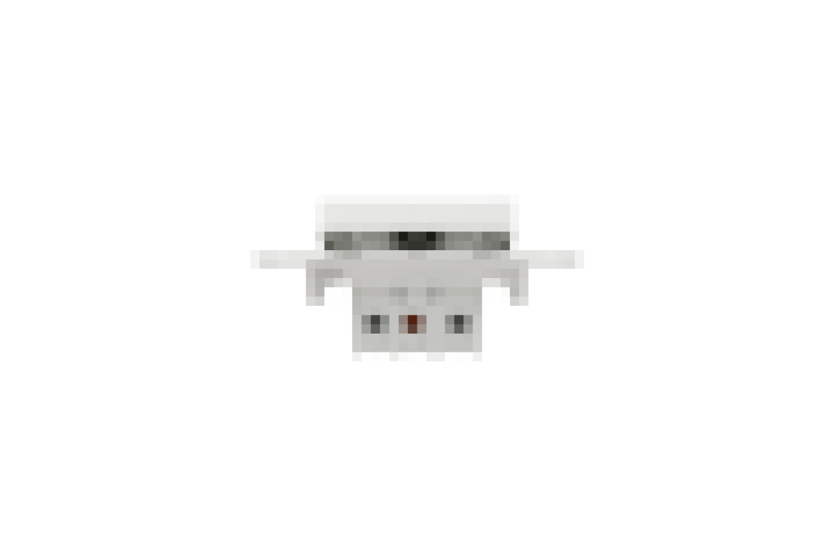 Вимикач 2-клавішний з підсвічуванням 2 х схема 1а 10А білий (NU521118N)