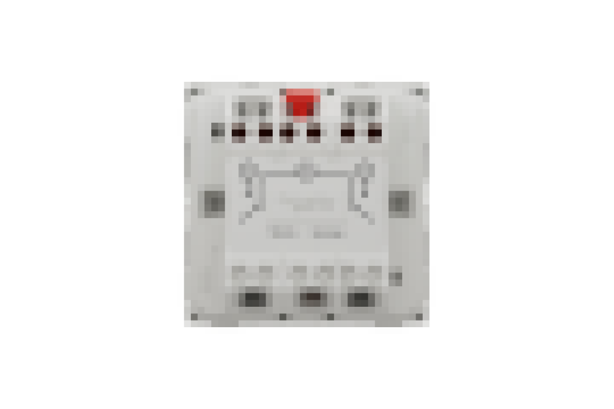 Вимикач 2-клавішний сх.5 10А, 2 модулі білий (NU321118)