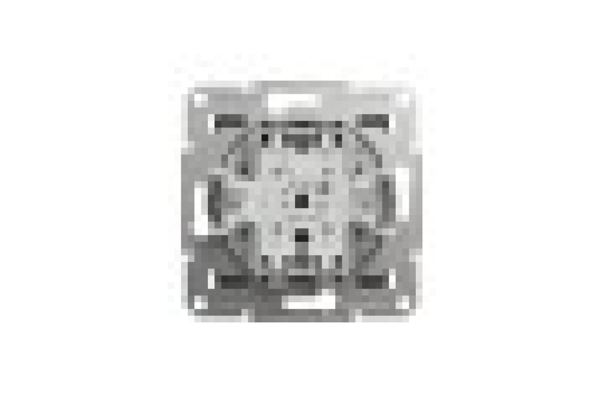 Вимикач двоклавішний самозажимний Asfora Антрацит (EPH0300171)