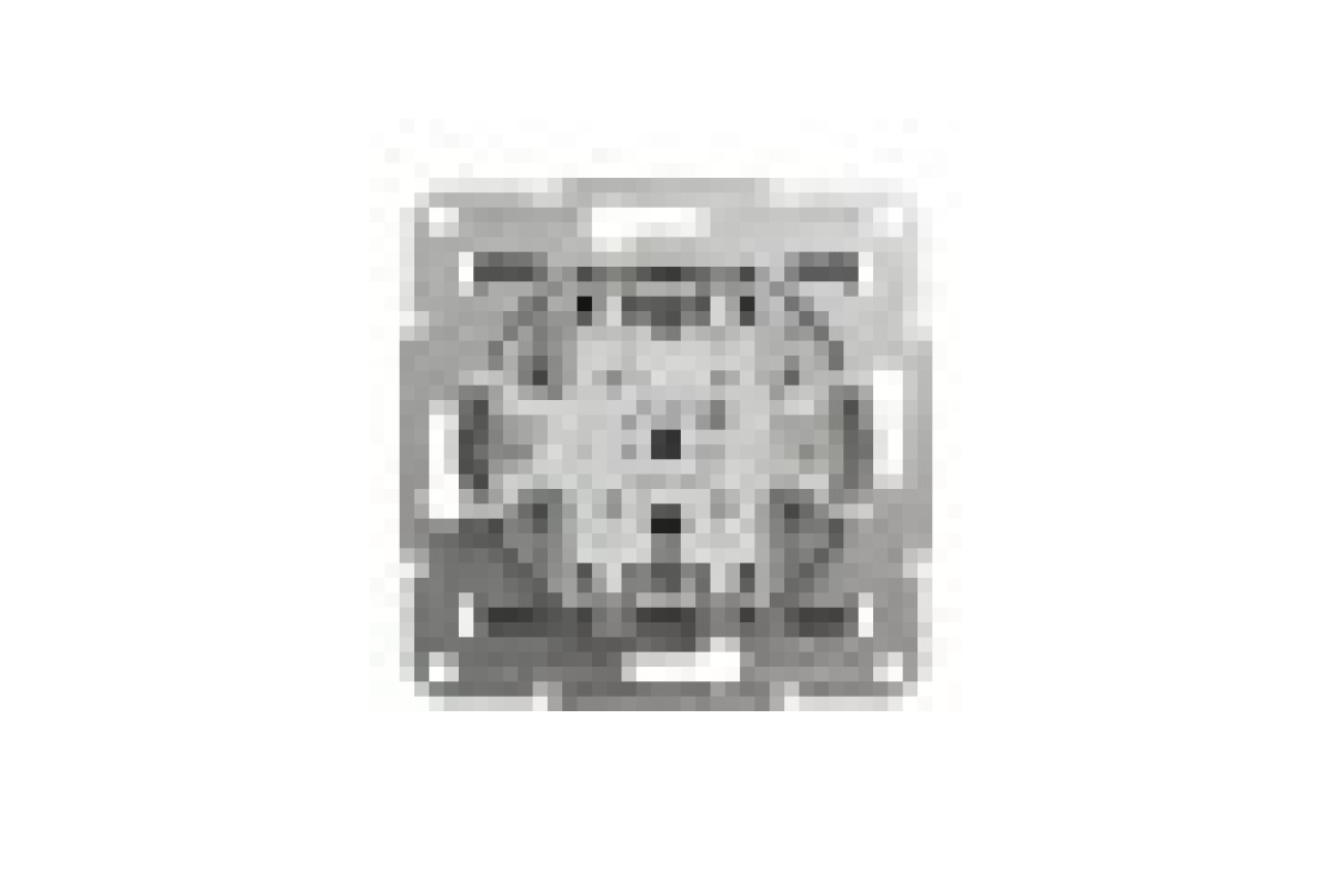 Вимикач двоклавішний самозажимний Asfora Сталь (EPH0300162)