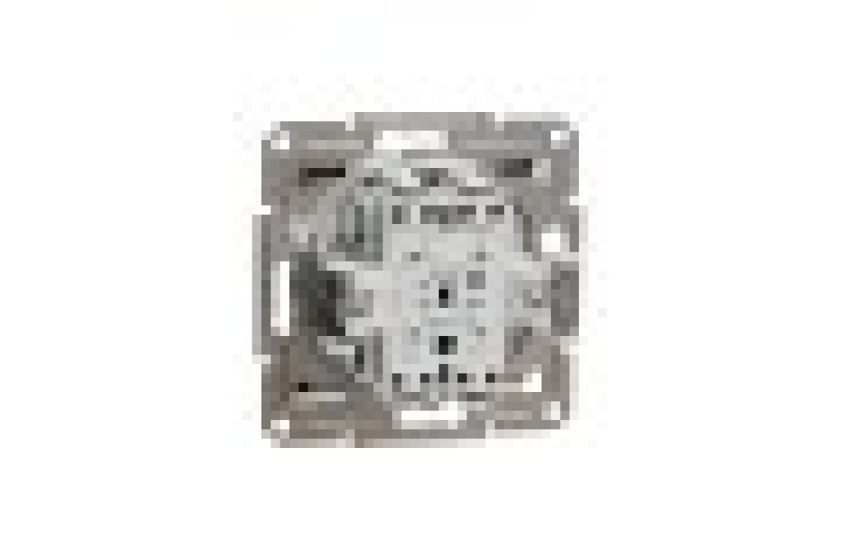 Вимикач двоклавішний самозажимний Asfora Сталь (EPH0300162)