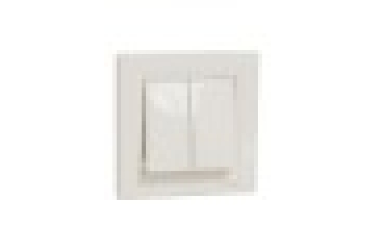 Вимикач двоклавішний самозажимний Крем Asfora (EPH0300123)