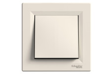 Вимикач двухполюсний самозажимний Крем Asfora (EPH0200123)