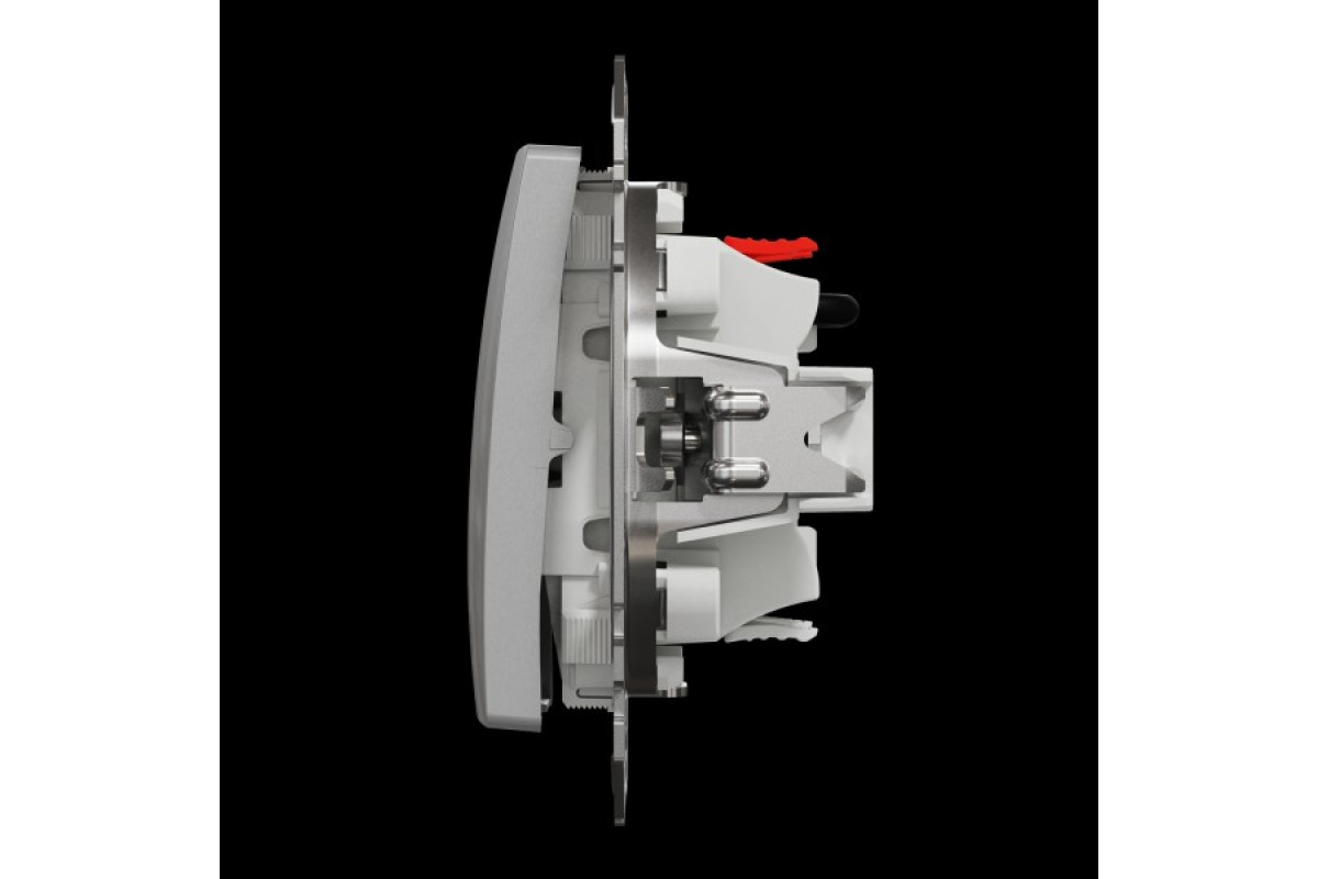 Вимикач для жалюзі Алюміній Sedna Design (SDD113104)