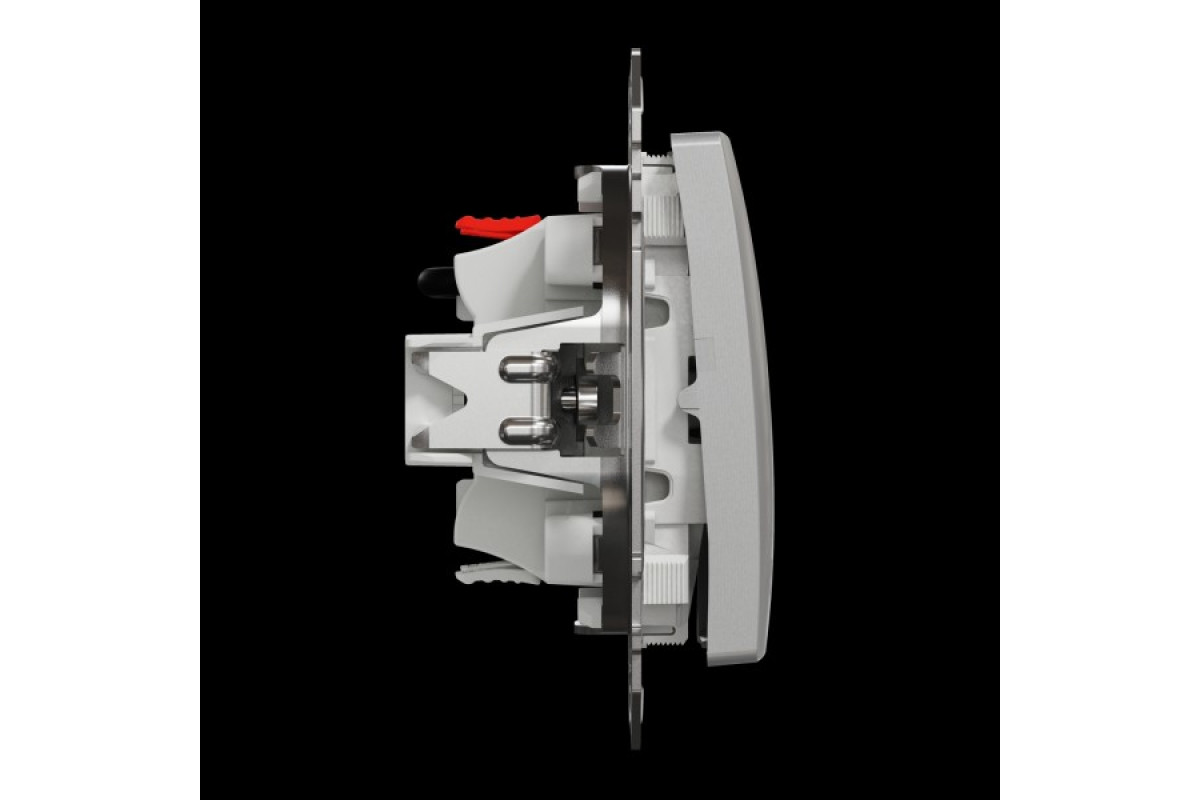 Вимикач для жалюзі Алюміній Sedna Design (SDD113104)