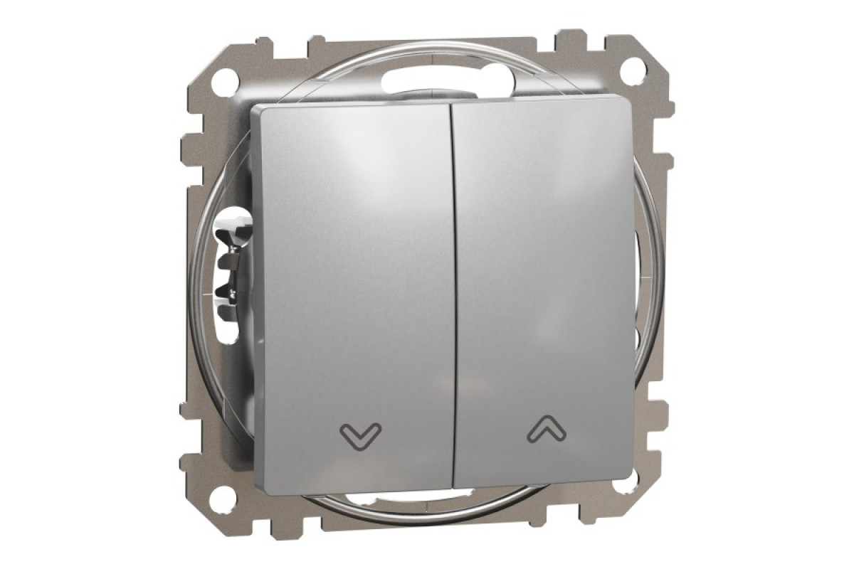 Вимикач для жалюзі Алюміній Sedna Design (SDD113104)