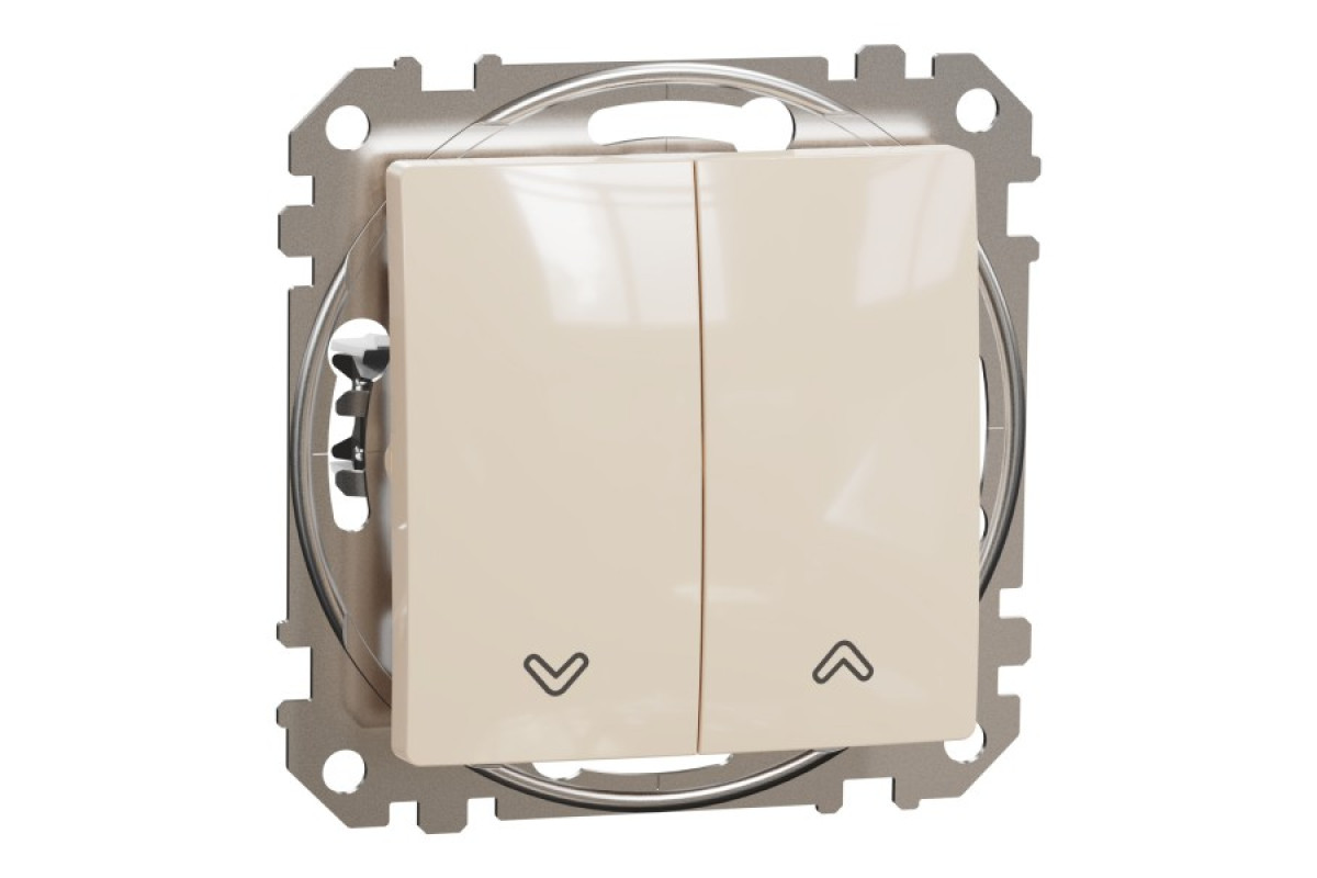 Вимикач для жалюзі Бежевий Sedna Design (SDD112104)