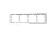 D-Life Рамка 4-постова Білий Кристал (MTN4040-6520)